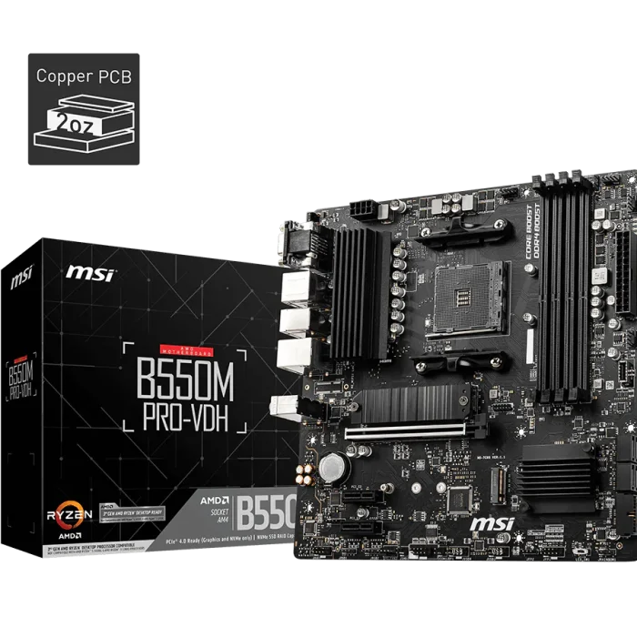 MSI B550M - PRO-VDH AM4 DDR4 RYZEN