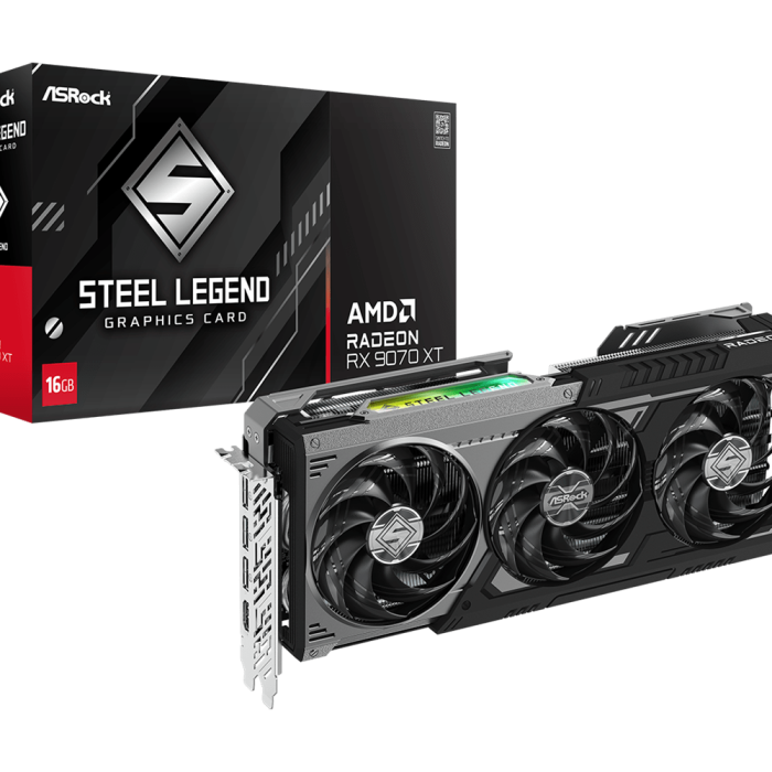 ASROCK RX 9070 XT 16 GB DDR6 STEEL LEGEND