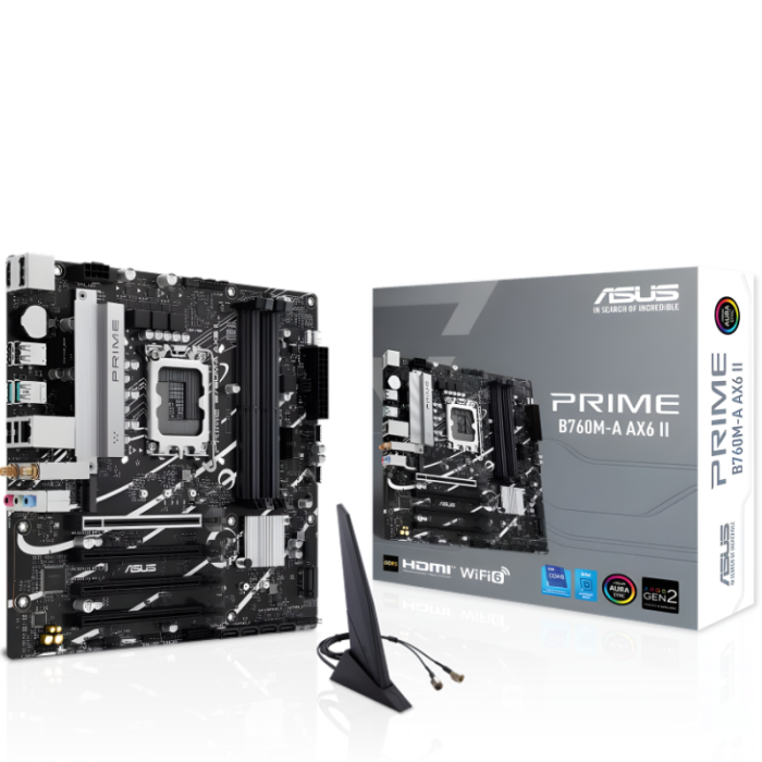 ASUS PRIME B760M - A AX6 II WIFI DDR5 (A V R) LGA 1700 13TH
