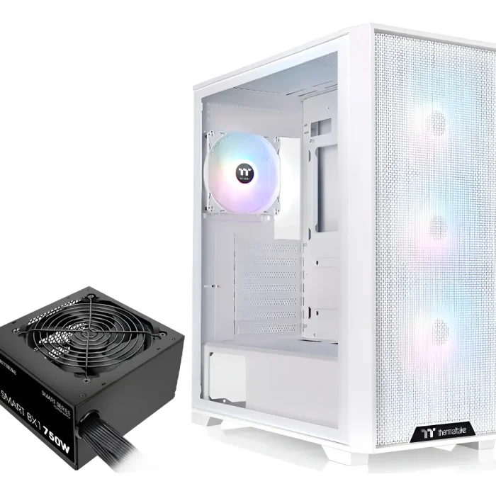 THERMALTAKE H390TG 4.VENTILADORES 120MM ARGB + 750W 80 BRONCE