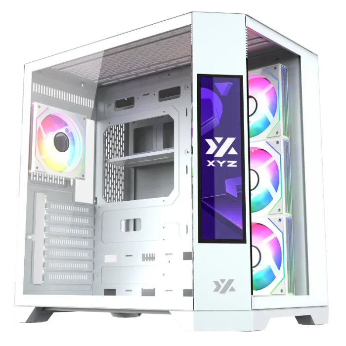 XYZ NEUTRON NEGRA / BLANCA 4.VENTILADORES 120MM ARGB